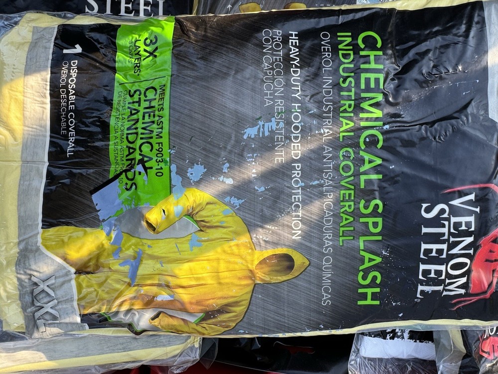 Chemical splash suits