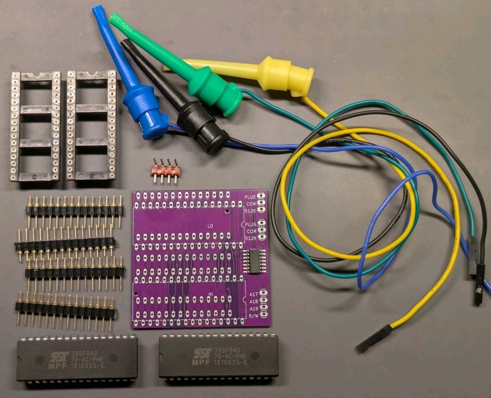 Mac ROM-inator Kit or Assembled - Bootable ROM for Mac 128k/512k/Plus Rominator