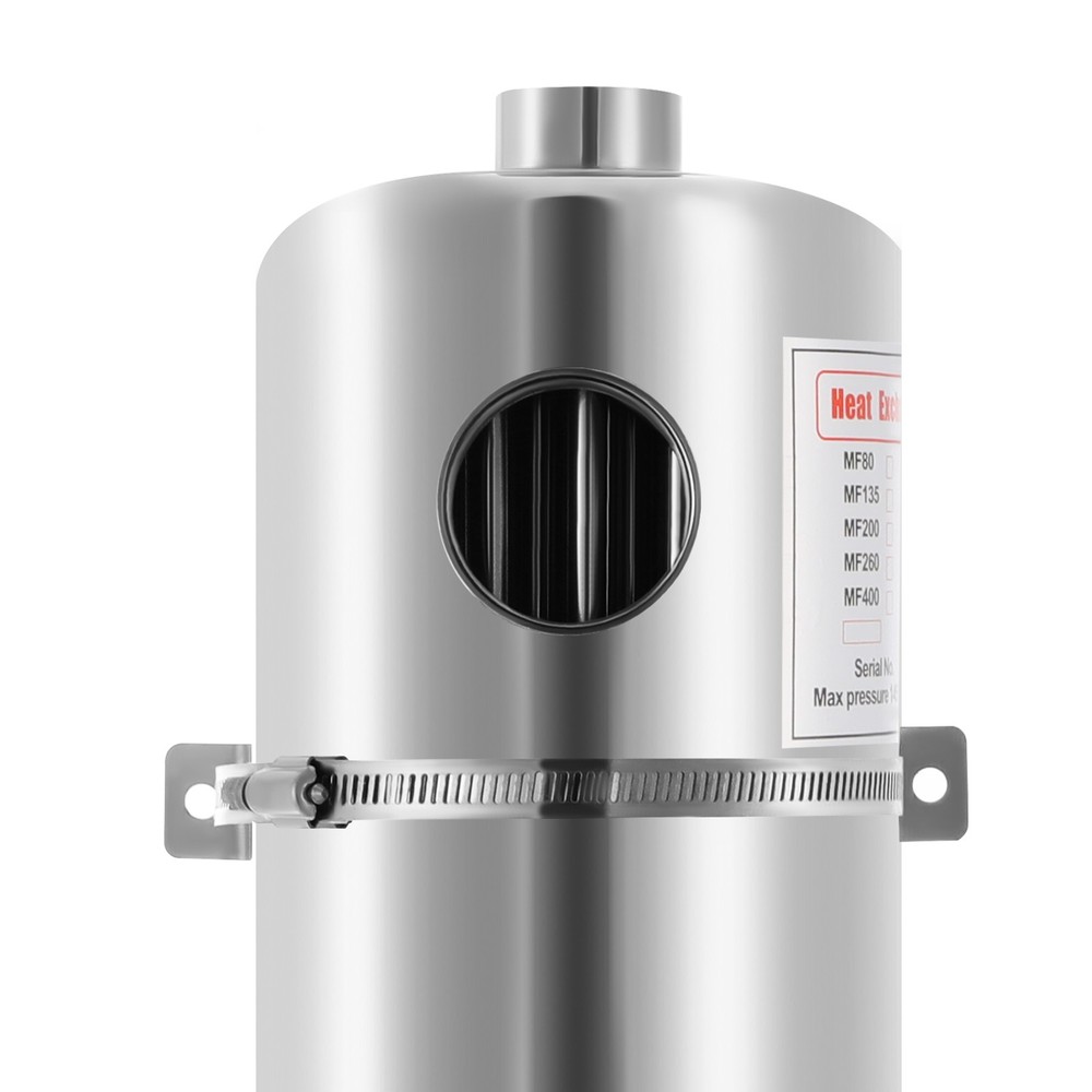 MF-200 HEAT EXCHANGER @ 304 Stainless Steel for SWIMMING POOL POND & SPA Bath