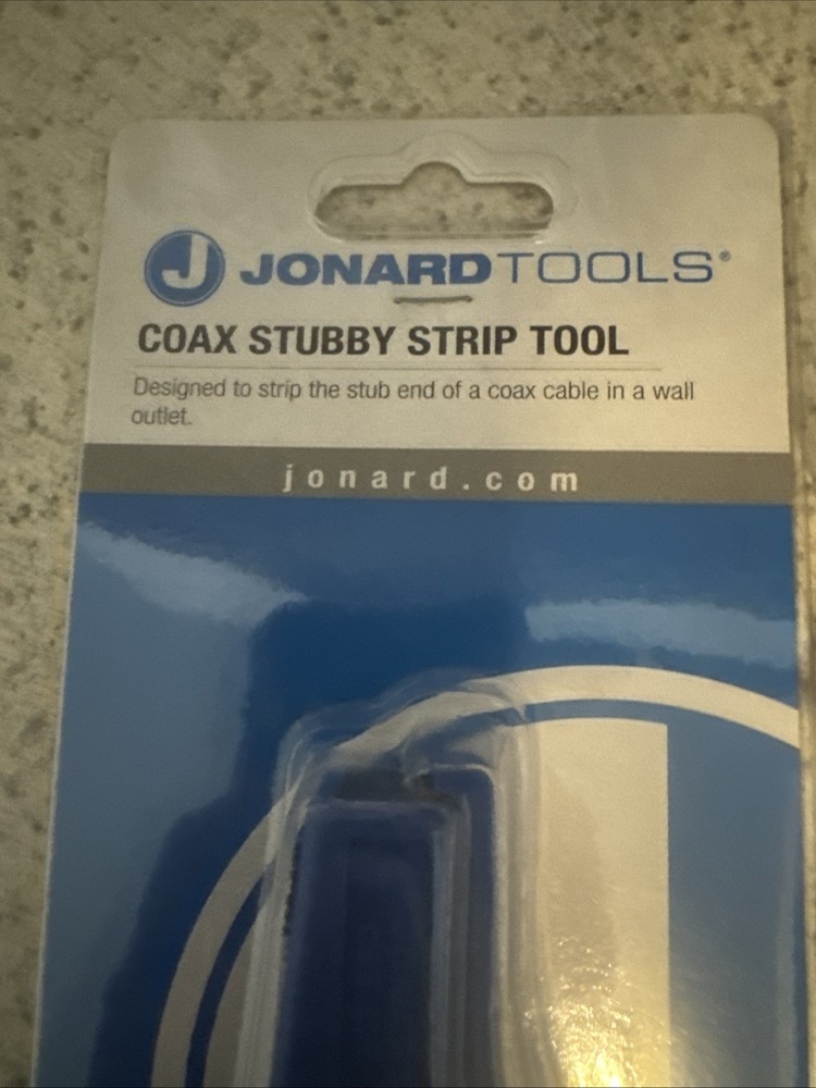 Jonard Tools CSS-596 Coax Cable Stubby End Strip Tool for RG59 & RG6 Cables