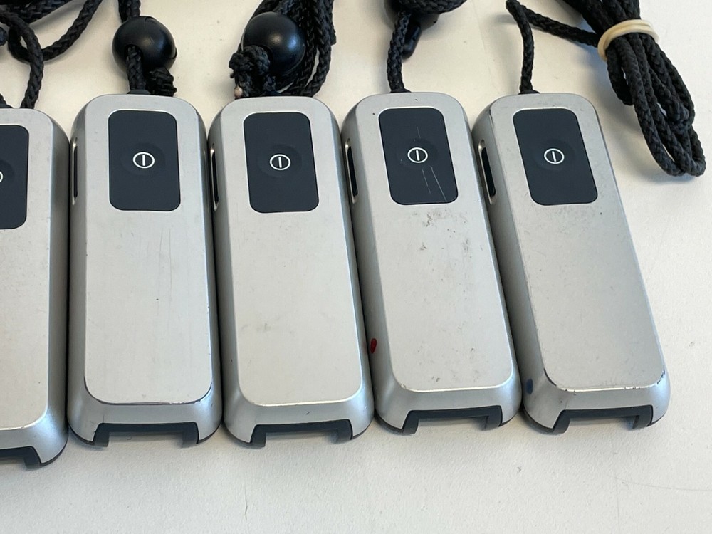 BB18: Lot of 8 Phonak EasyLink Transmitter (Transmitter Only)