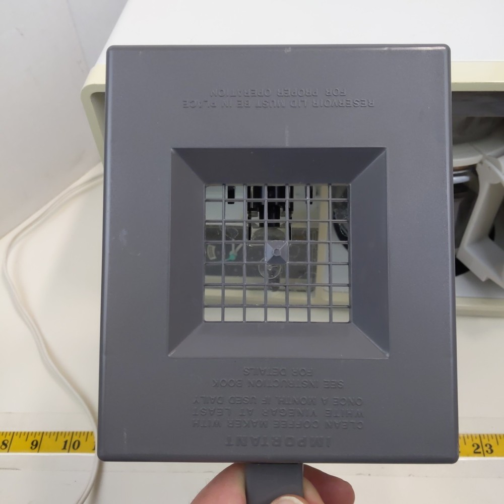 Black Decker Spacemaker Undercabinet Coffee Maker Timer Auto 10 Cup Retro Tested