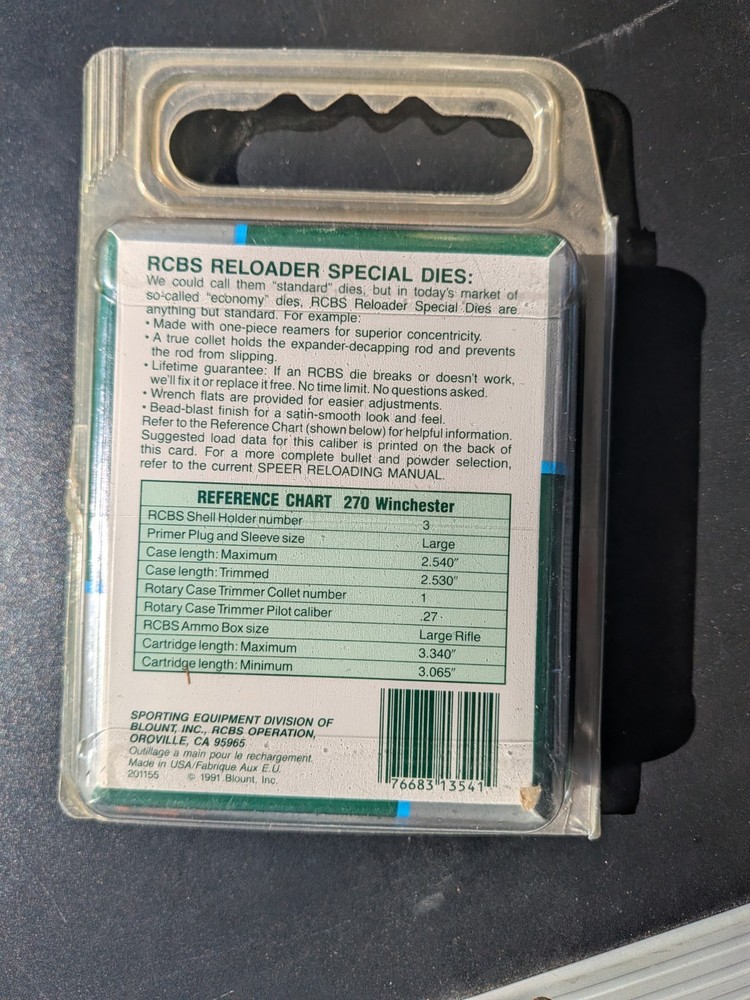 RCBS Reloader Special Full Length Die Set