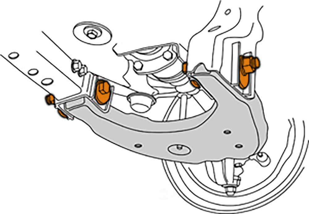 Alignment Caster / Camber Kit Mevotech MS86037