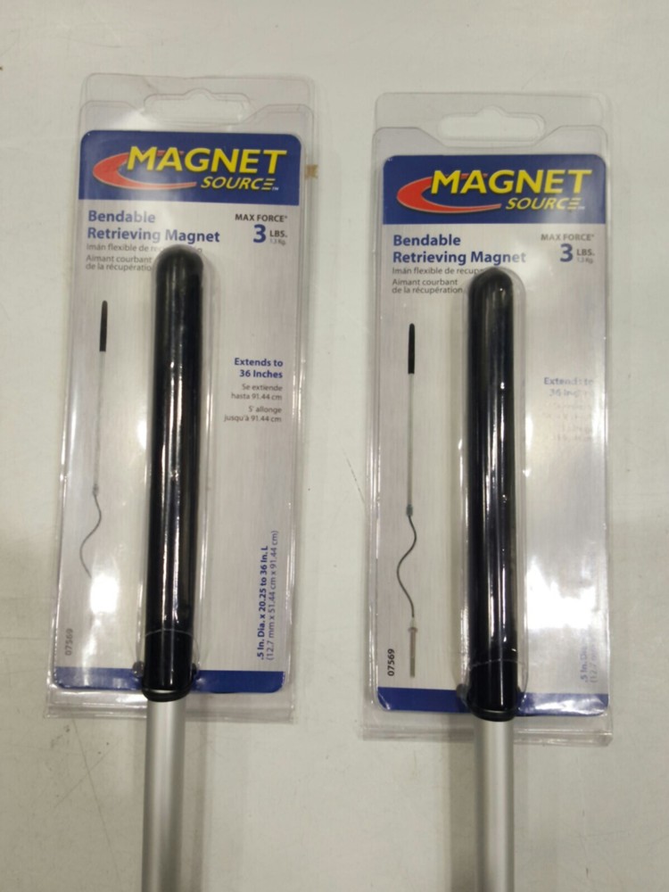 Master Magnetics 07569 Source 36" Bendable Retrieve Magnet + 3Lbs Pull New Set-2