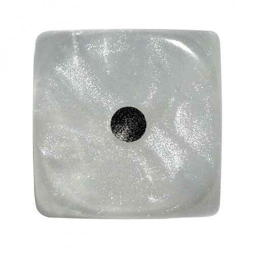 Dés - 12 MM - Blanc - Perle - 36 Pièce