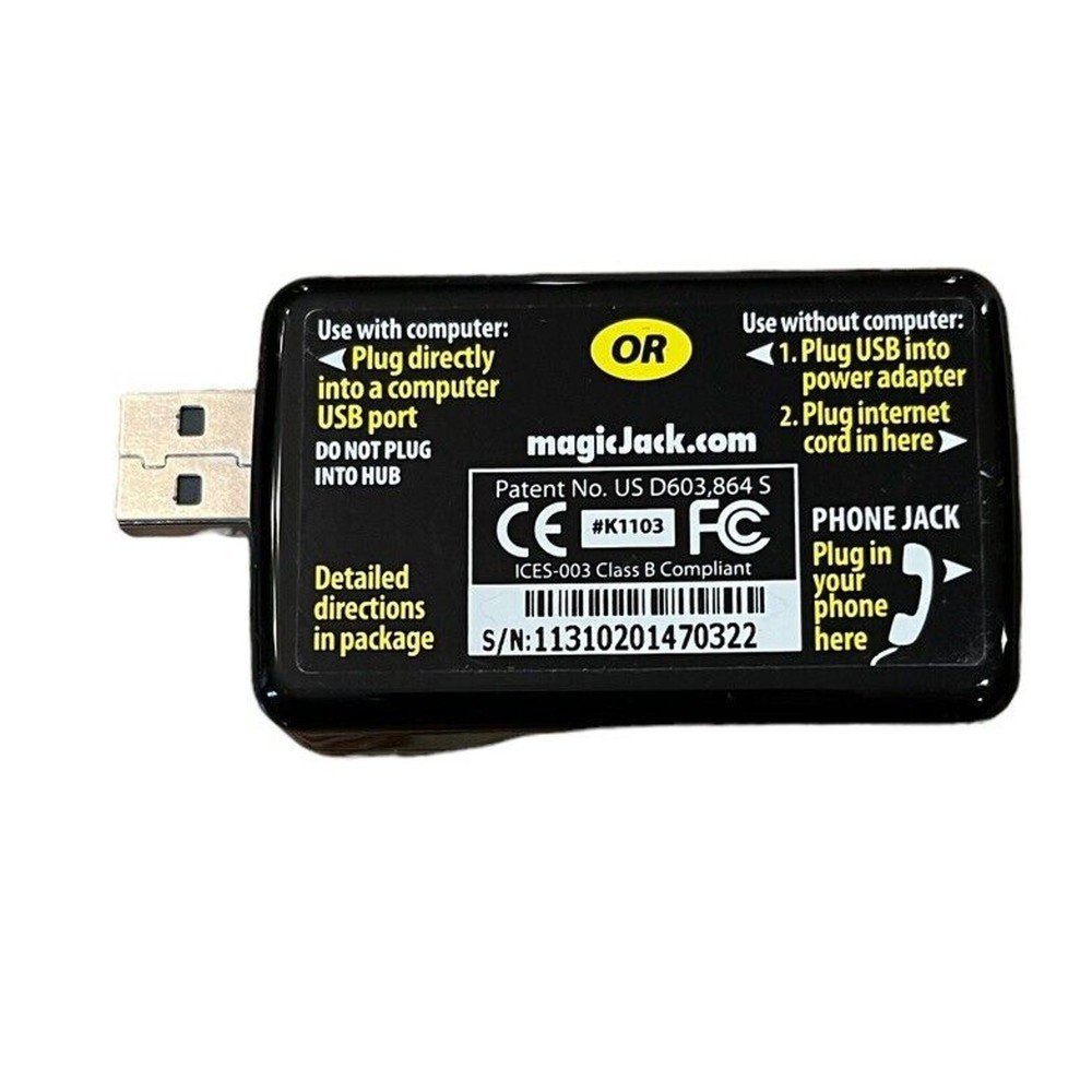 Magic Jack Plus Local Long Distance Calling UNIT + USB Extension Only