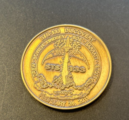 Discovery NASA 2011 Challenge Coin STS-133