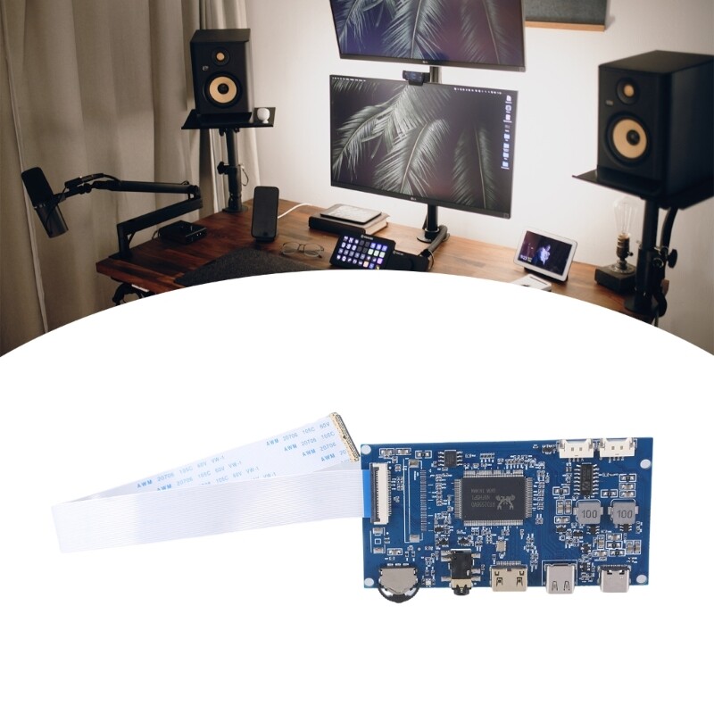 Portable LCD Driver Board Notebook LCD Screen Controller Board 30pin EDP