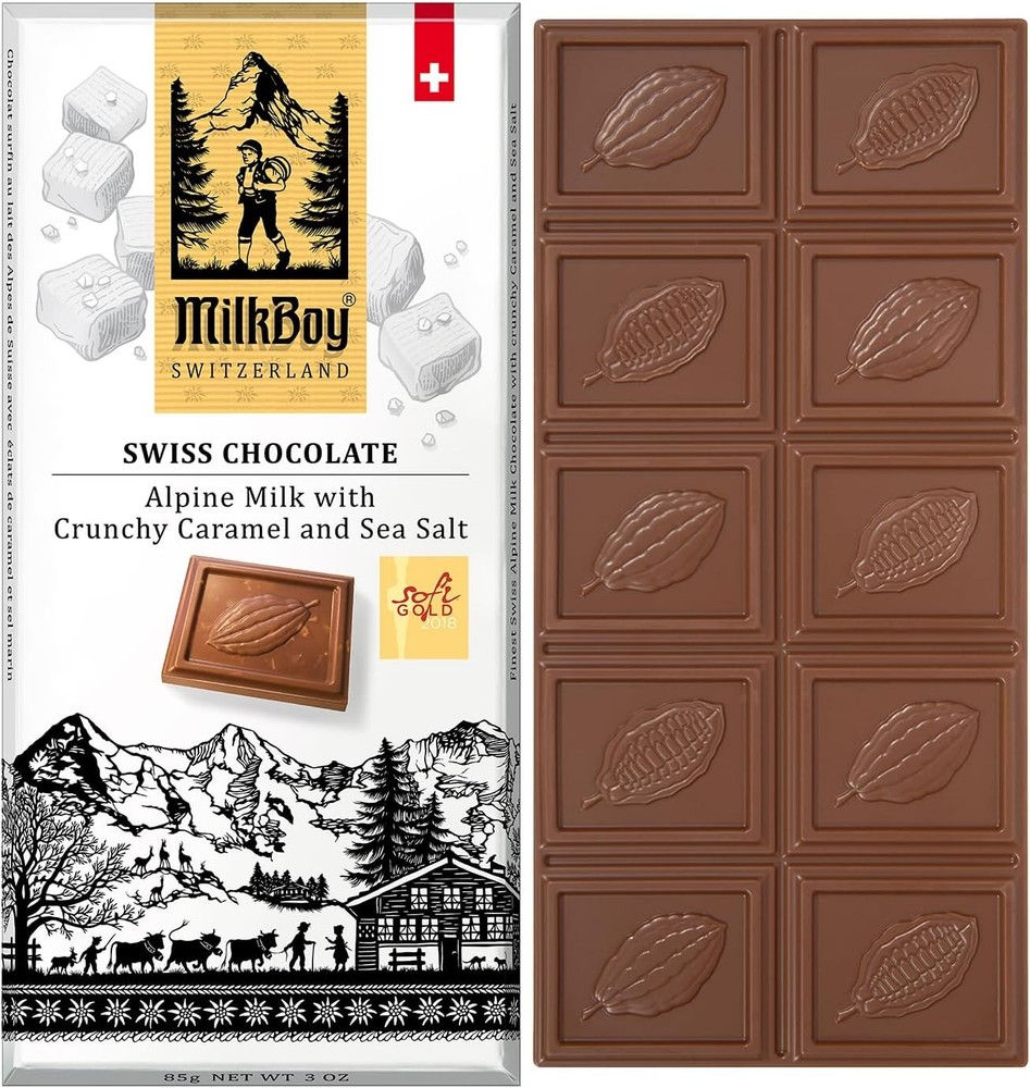 Milk Chocolates - Alpine Milk Chocolate Bars with