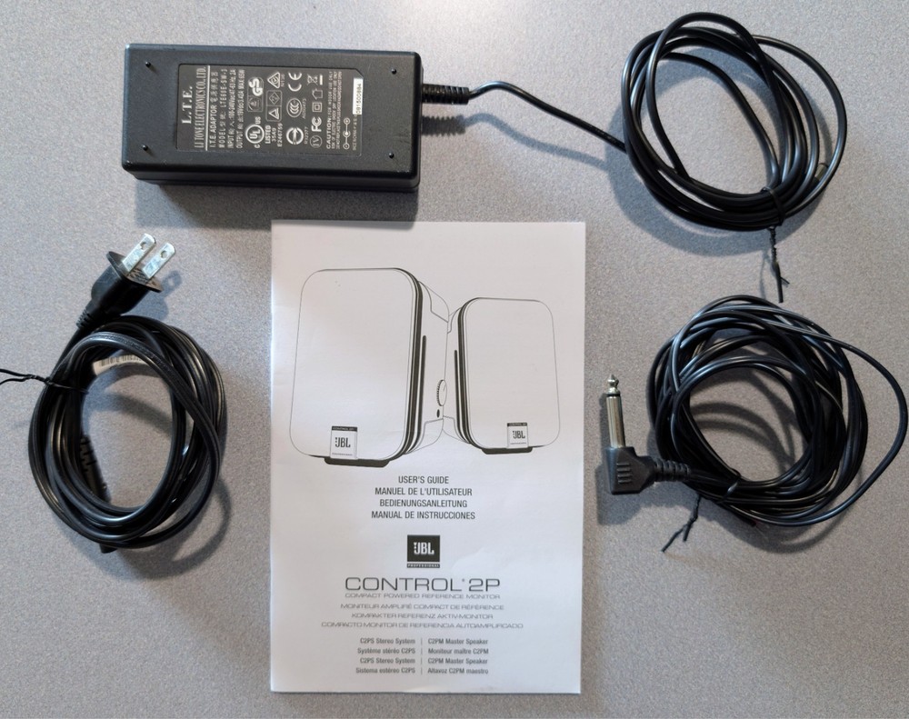 JBL Control 2P Compact Powered Reference Monitor System - Complete Pair