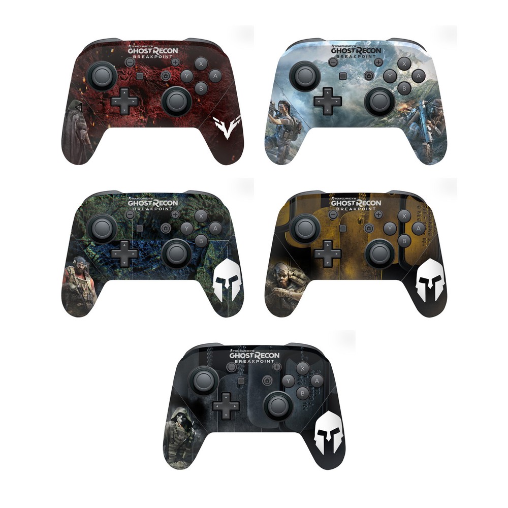 TOM CLANCY GHOST RECON BREAKPOINT CHARACTER SKIN NINTENDO SWITCH PRO CONTROLLER