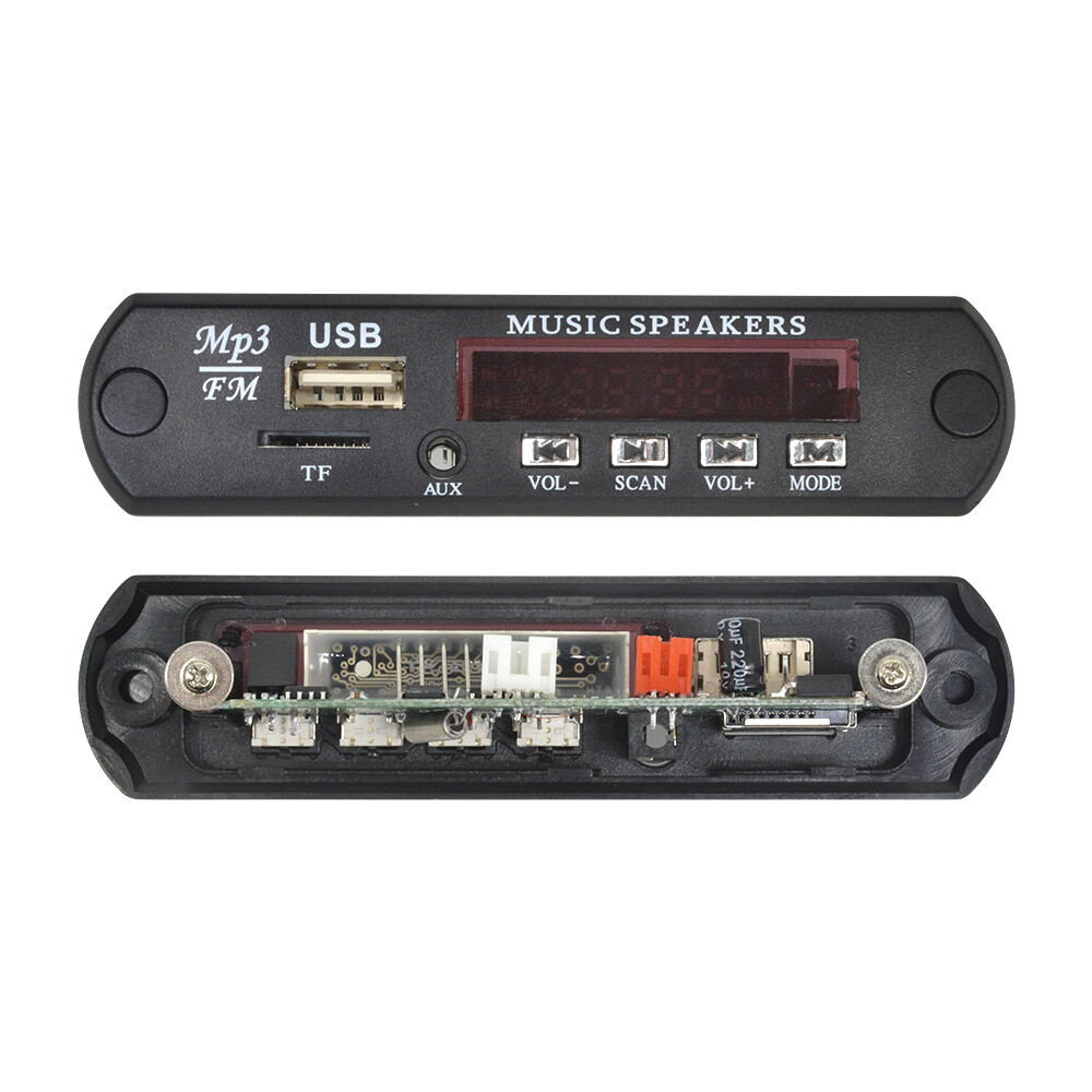 Wireless 12V WMA 2*15W Amplifier MP3 Decoder Board Audio Module USB TF Radio