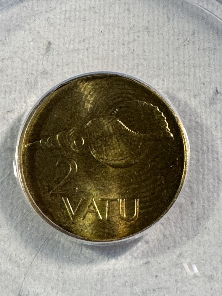 1983 Vanuatu 2 Vatu Graded MS 64 by ANACS