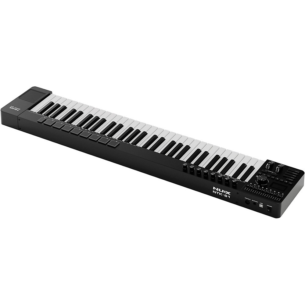NUX NTK-61 MIDI Keyboard Controller Black LN