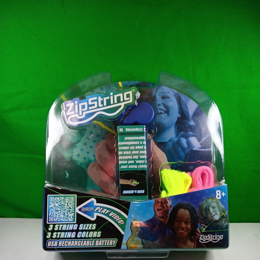 ZipString Original String Launcher Toy - Blue Rechargeable - 3 Lengths/Colors