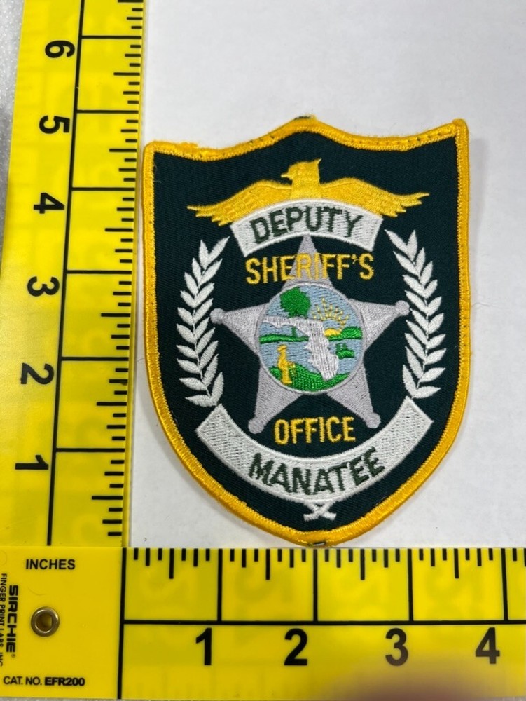 Sheriff's Office Manatee Florida Deputy Shoulder Patch Police