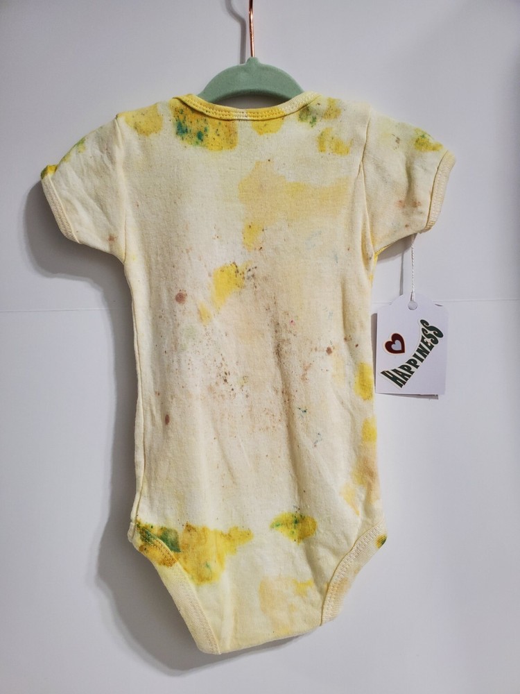 Baby Tie-Dye & Hand Painted Snap Crotch Undershirt, Size 3 - 6 months Multicolor