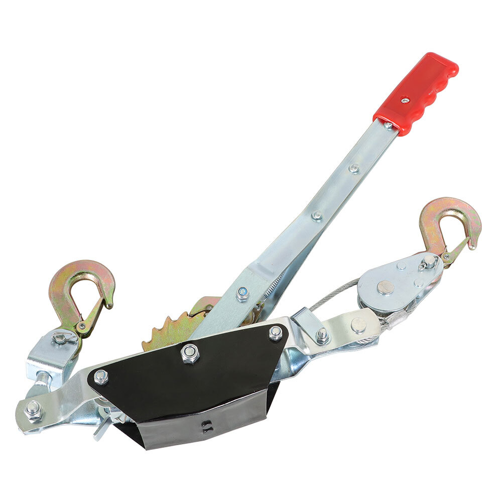 2 Ton Cable Winch Hand Puller with Hooks for Towing Lifting Fencing Tree Work