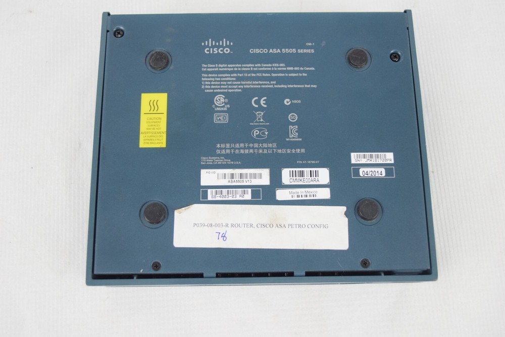 Cisco ASA 5505 Adaptive Security Appliance