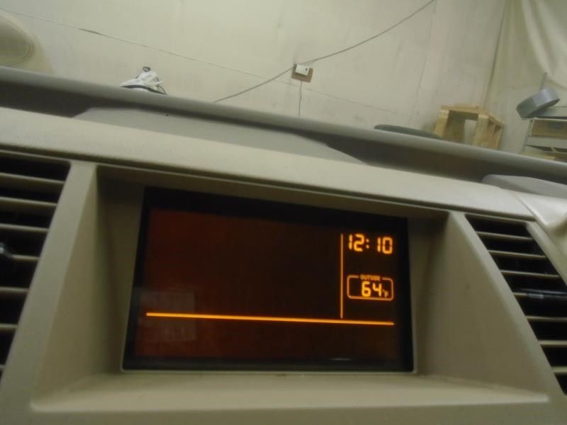 05 MURANO INFO-GPS-TV SCREEN DISPLAY SCREEN DASH W/O NAVIGATION SYSTEM 1080323