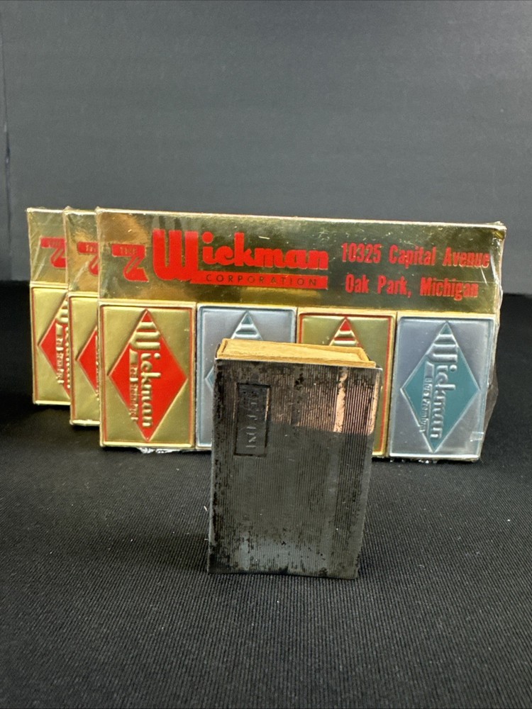 Vintage Sterling Silver Match Safe Monogram HCB w/ Matches