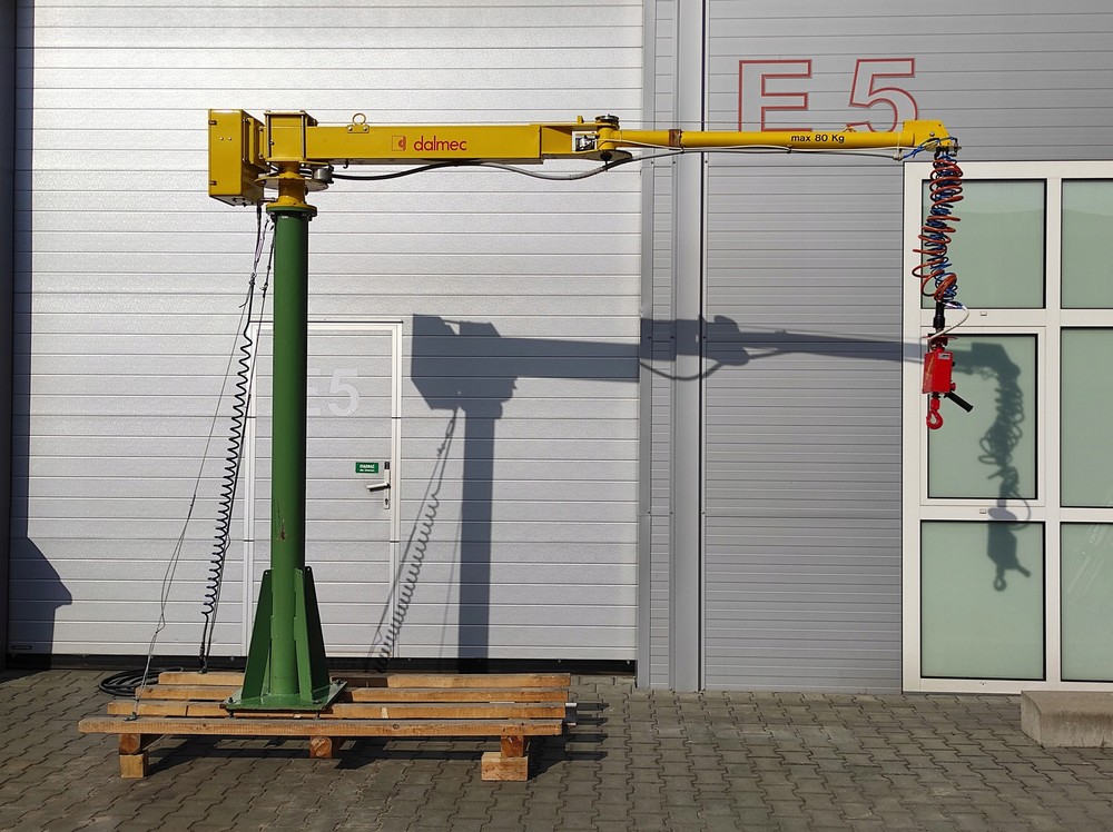DALMEC PFC JACK POST MANIPULATOR PNEUMATIC CRANE 80kg r=3m