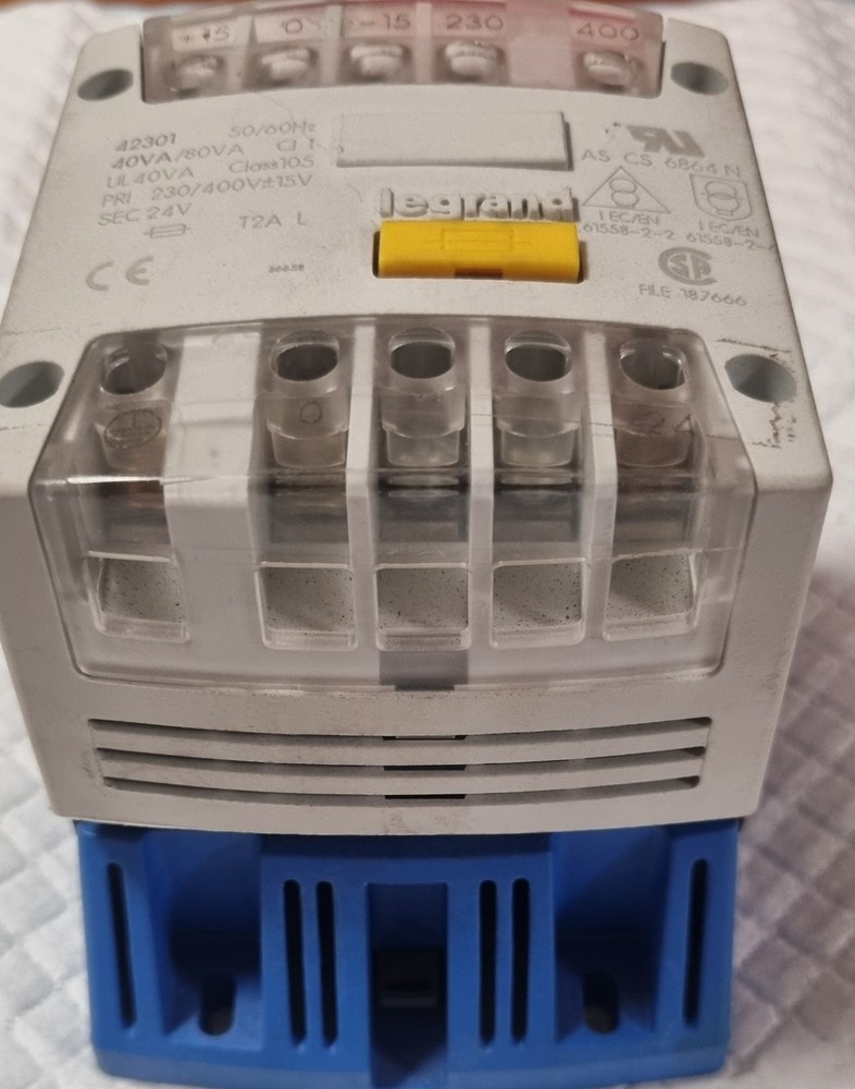 Legrand 42301 40VA Din Rail Transformer