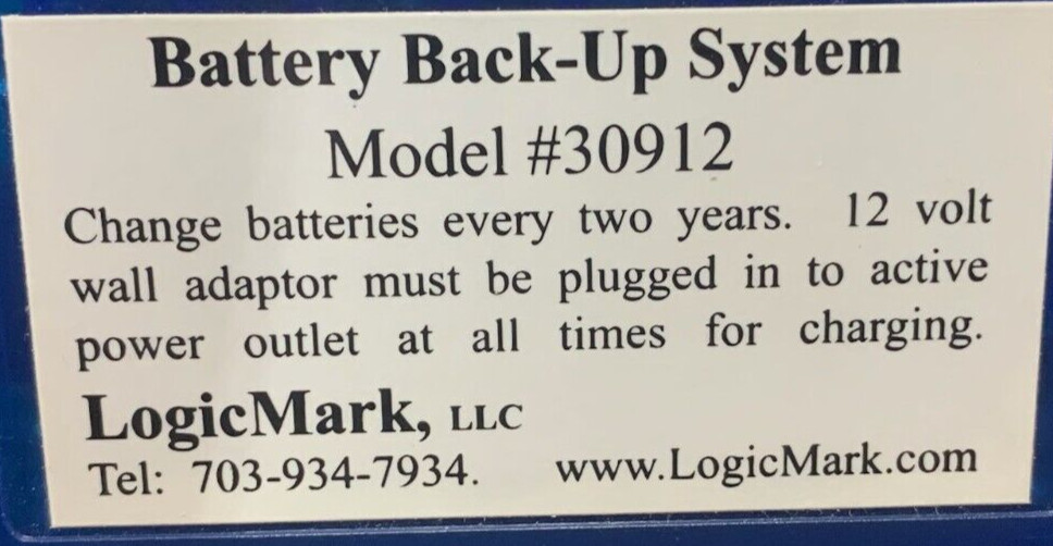 Guardian Alert, Battery Back-up System
