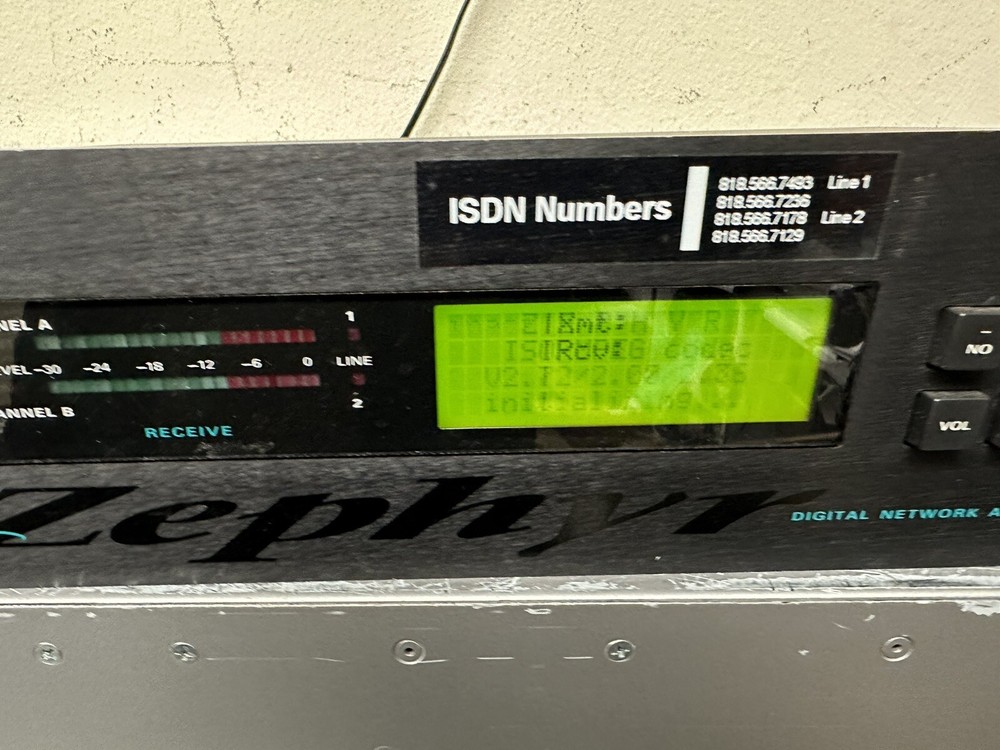 Telos Zephyr Digital Network Audio Transceiver Tested and Working