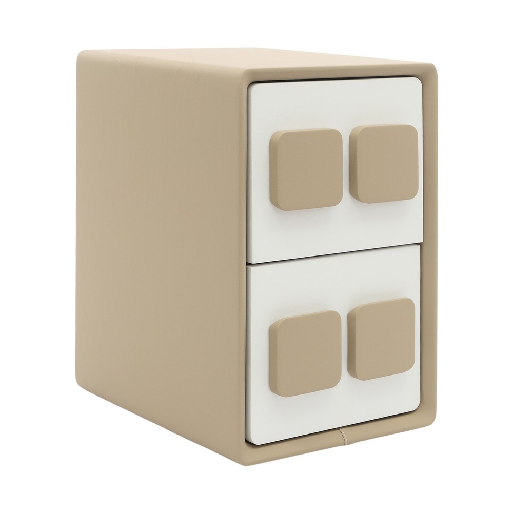 Modern Minimalist End Table, Bedside Table for Bedrooms, Floorstanding End Table