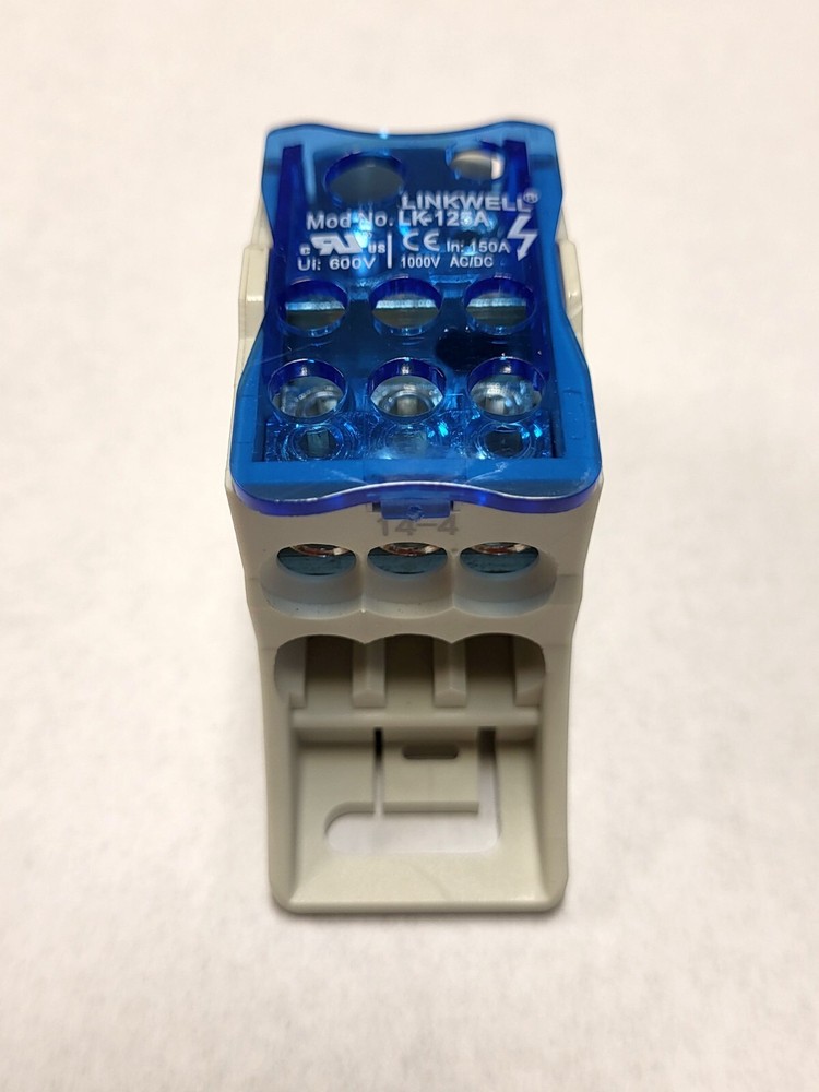 150 Amp Single Pole Power Distribution Block – 2 In/6 Out