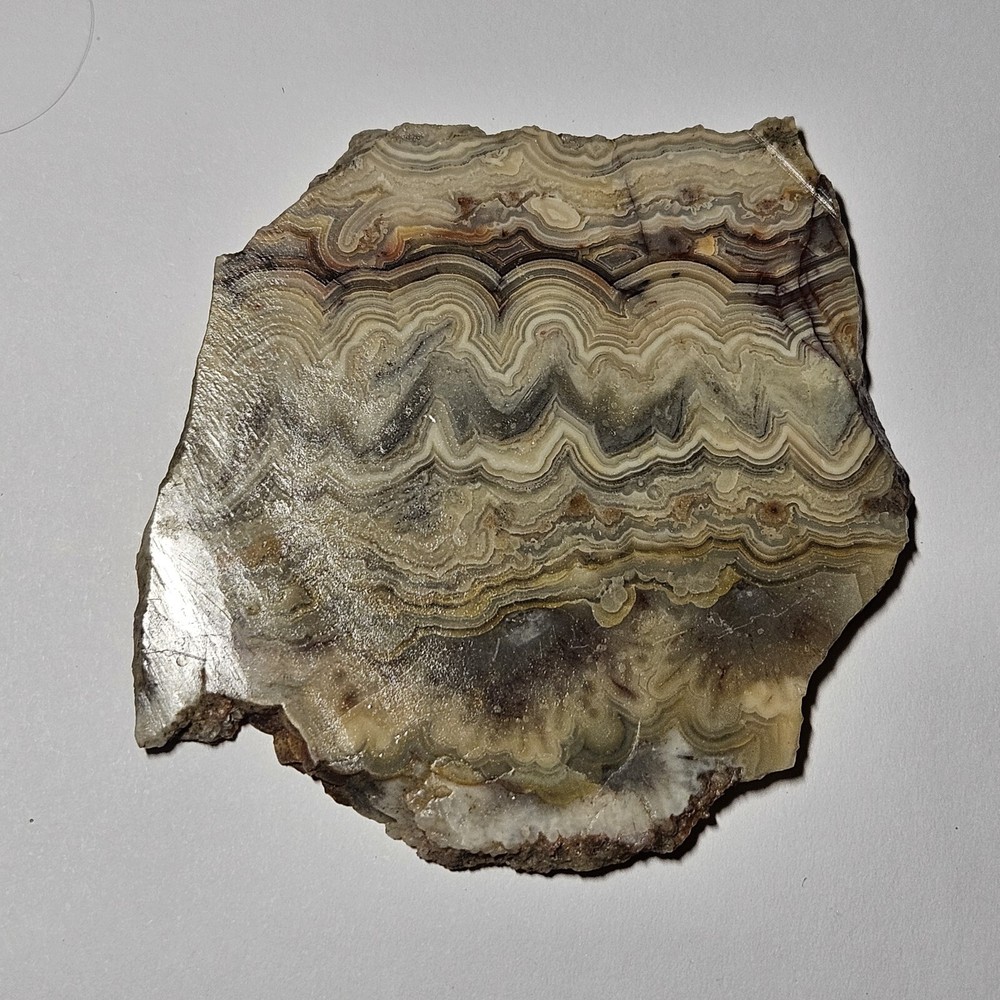 Laguna Lace Agate Slab Mexico 55 Grams