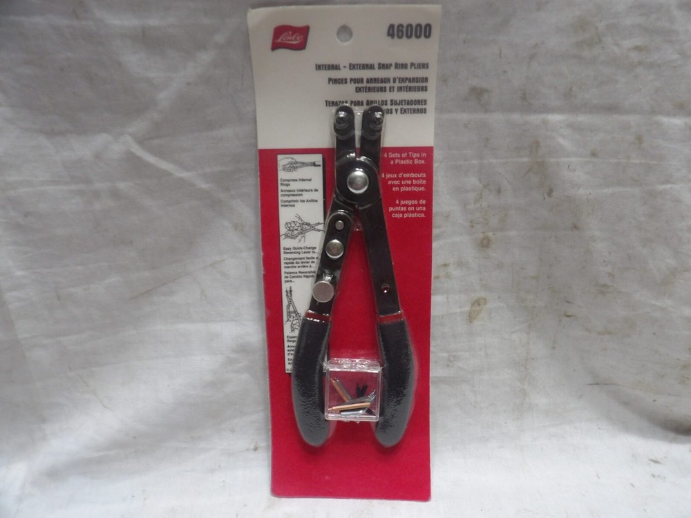 Lisle Internal - External Snap Ring Pliers #46000