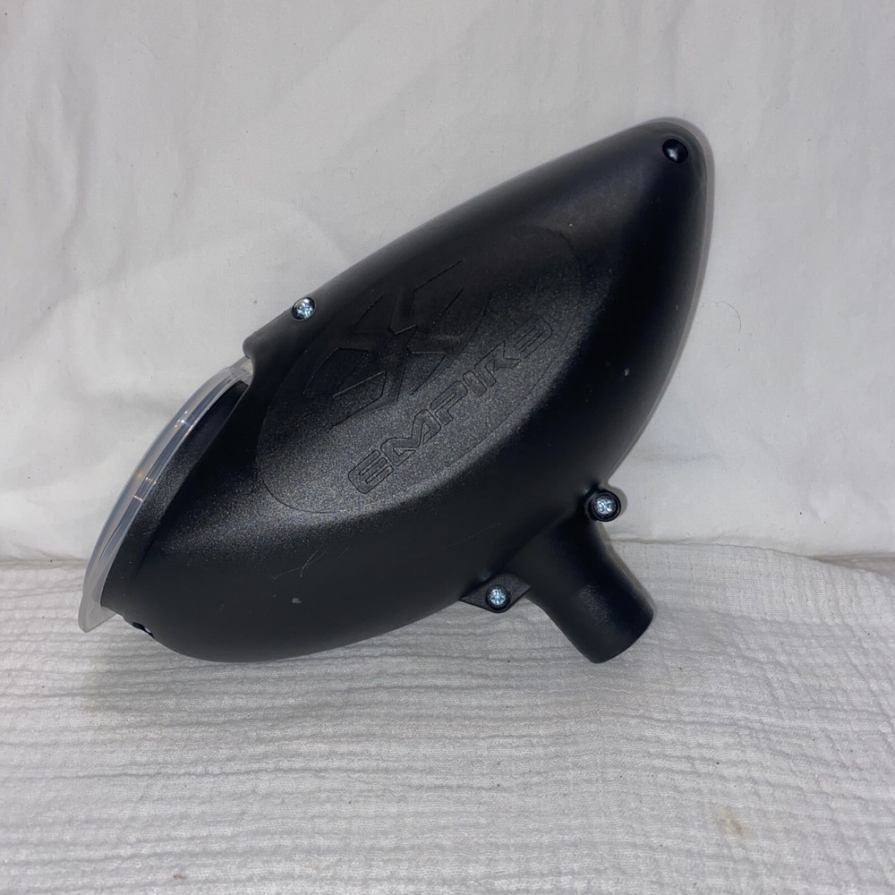 Empire Paintball 200 Round Hopper / Loader - Black Spring Loaded Lid