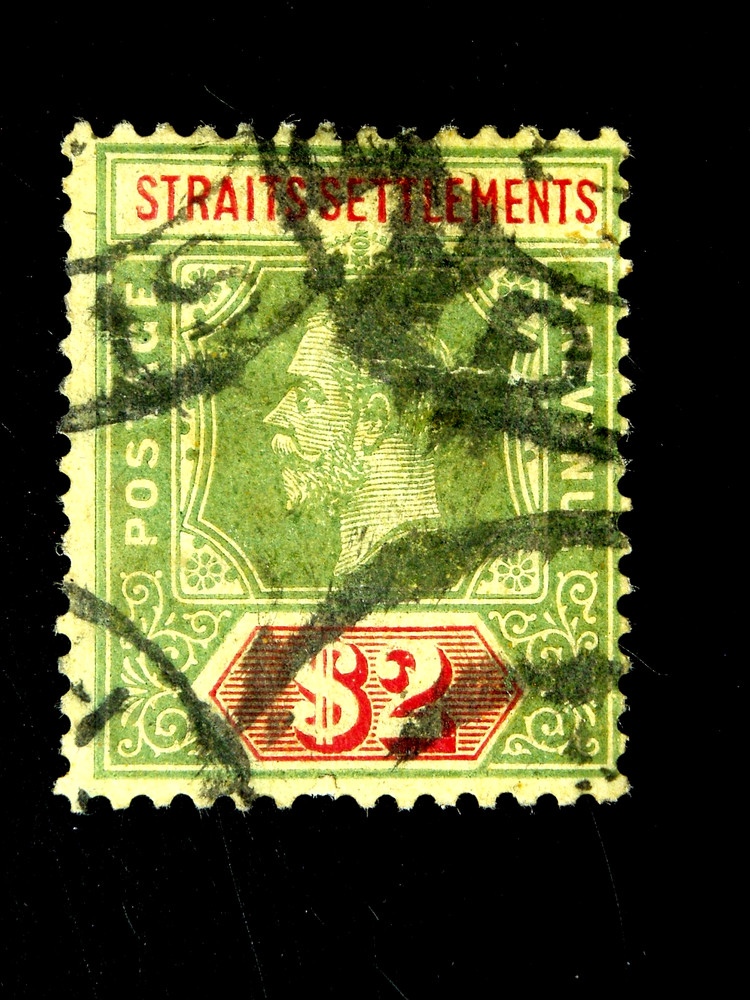 STRAITS  SETTLEMENTS  1   USED  STAMP  SC # 166