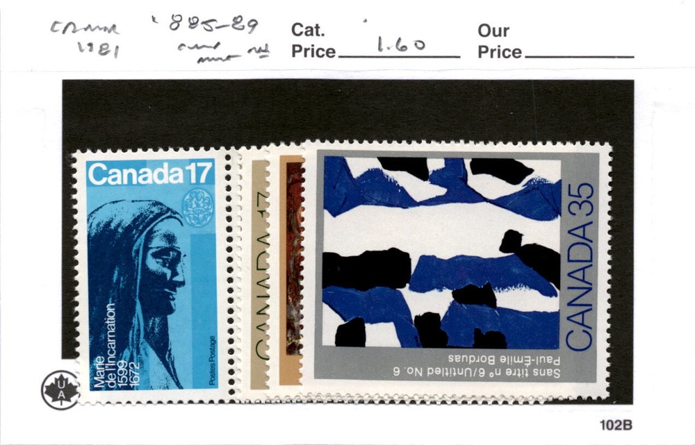 Canada, Postage Stamp, #885-889 Mint NH, 1981 (AB)
