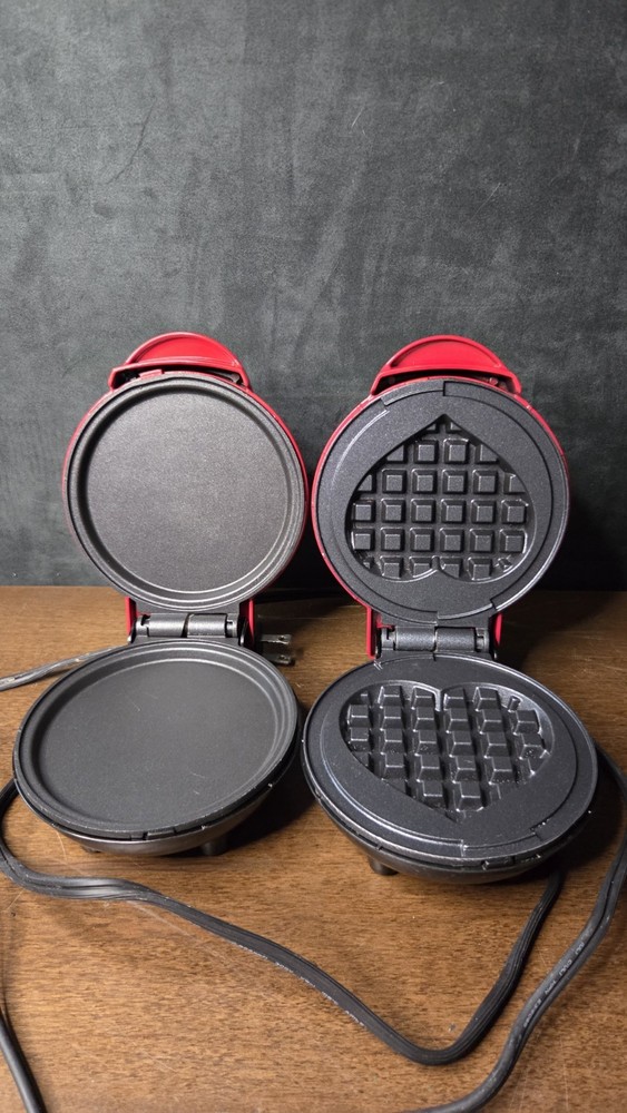 DASH Mini Pancake and Mini Heart Shaped Waffle Makers