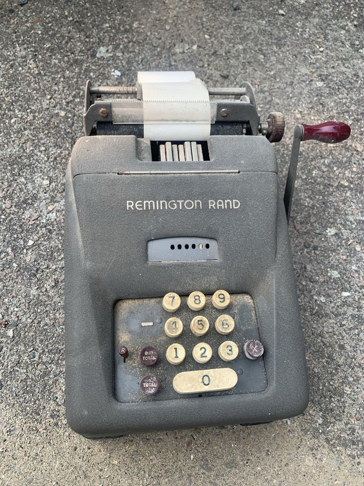 Vintage Remington Rand Adding Machine (Not tested)