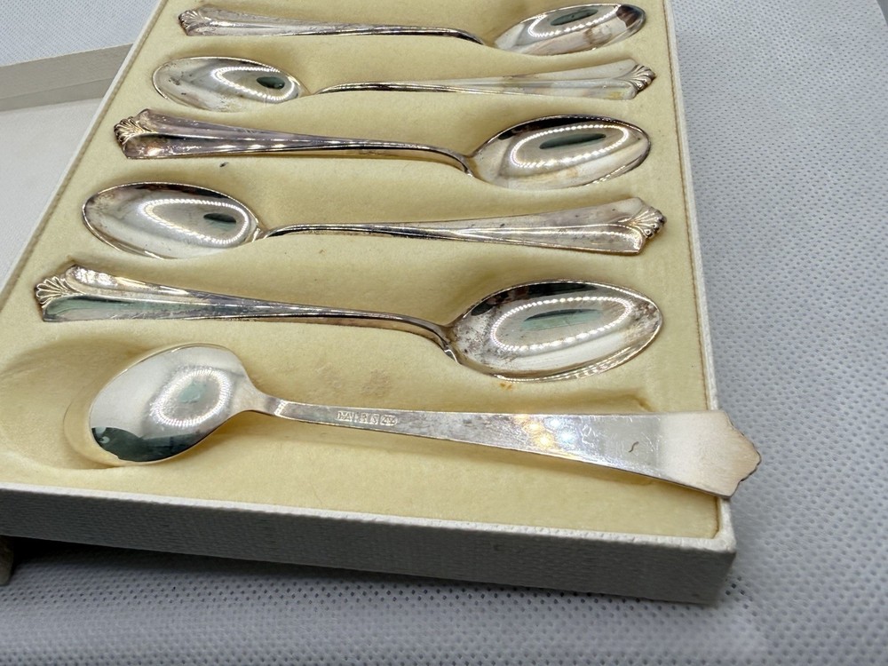 6 Norwegian 830 Silver Spoons David Anderson DA