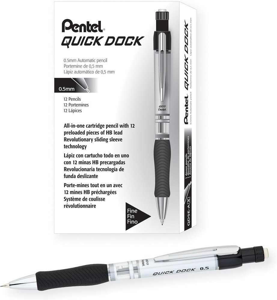 Quick Dock Mechanical Pencil (0.5Mm) Black BARREL