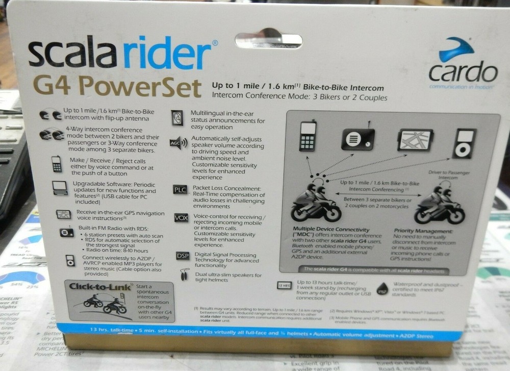 Cardo Scala Rider G4 Powerset (MISC-2)