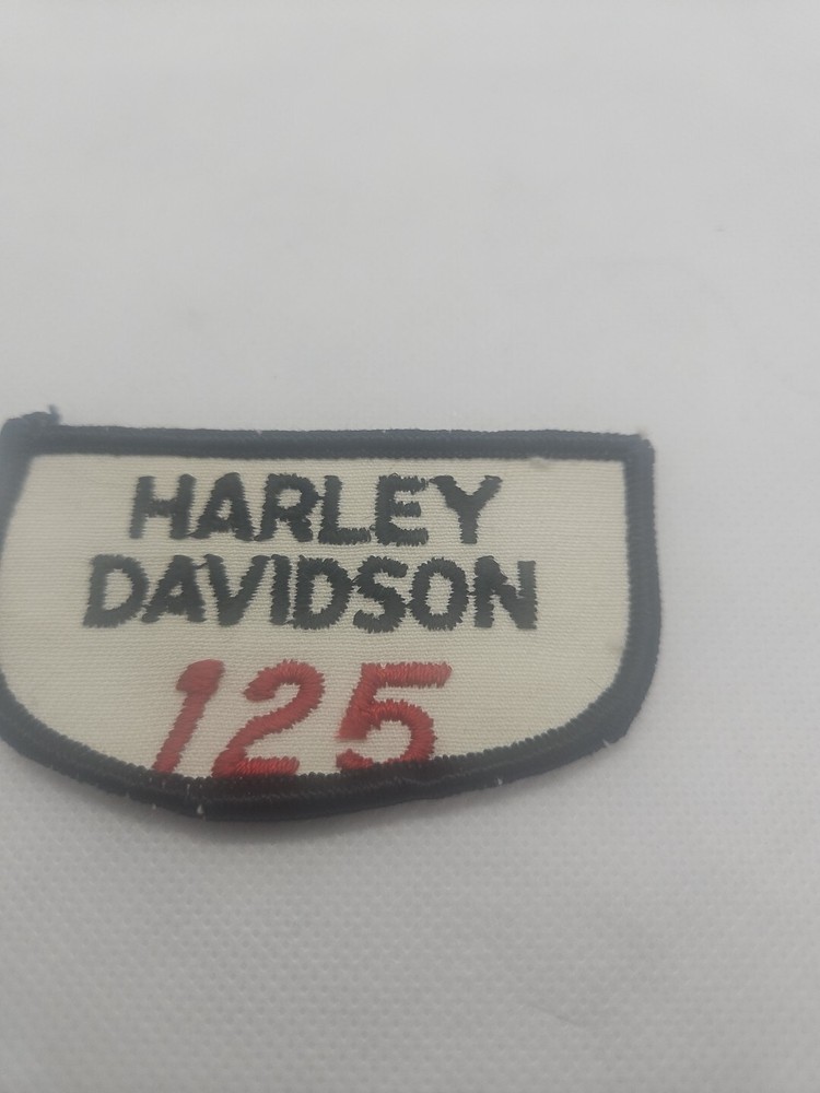 Harley Motorcycle 125 Patch _ Vintage