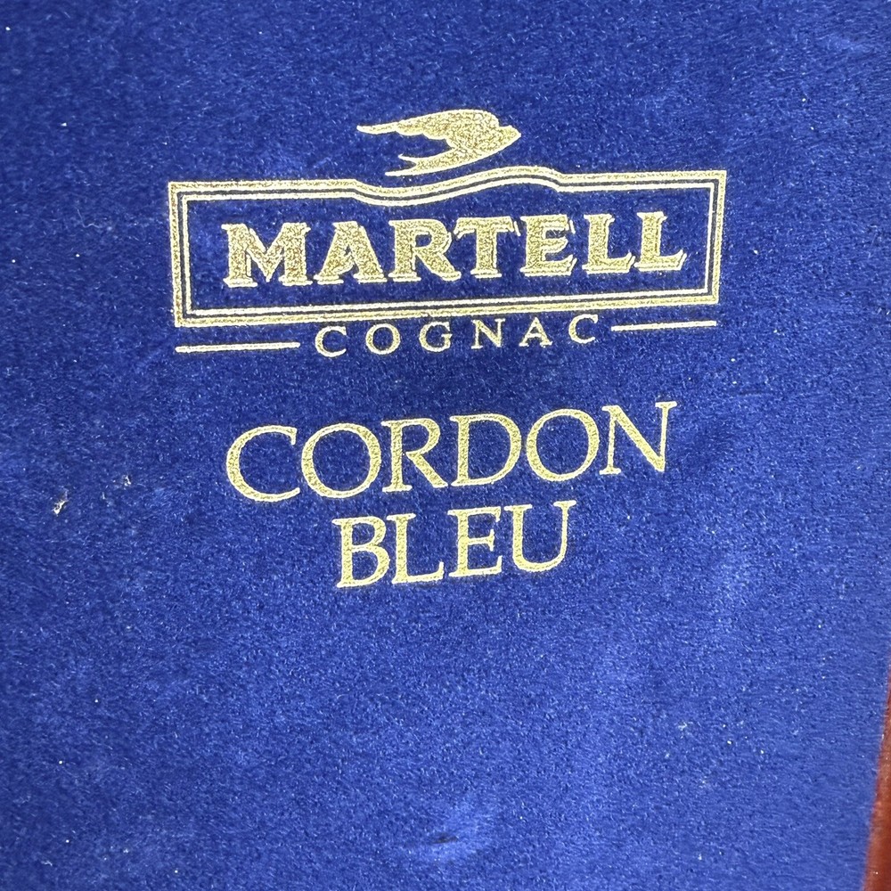 Martell Cognac Cordon Bleu Empty Wood Storage Box