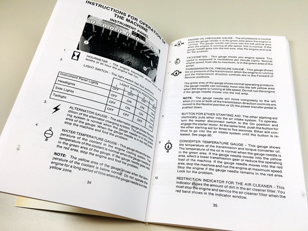 Case 1150C Crawler Tractor Dozer Bulldozer Track Loader Operators Owners Manual