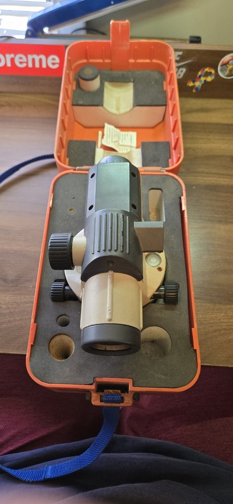 DAVID WHITE AL8-26 SURVEYING TOOL Power Automatic Optical Transit Level in Case