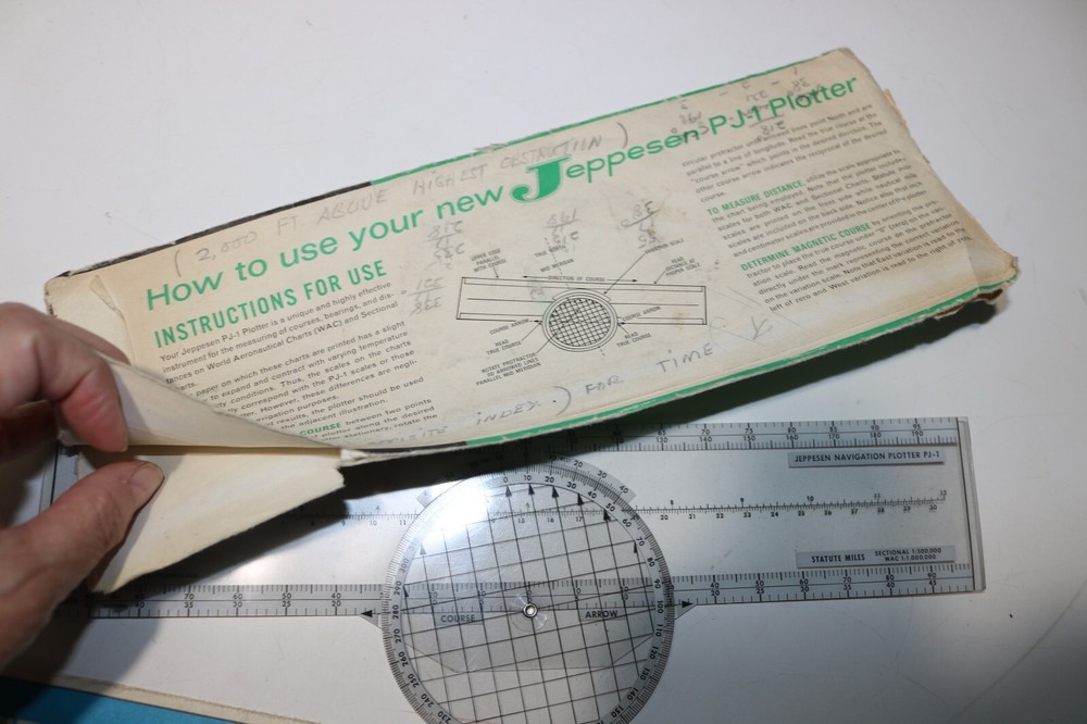 2 JEPPESEN Plotters PN-1 and PJ-1