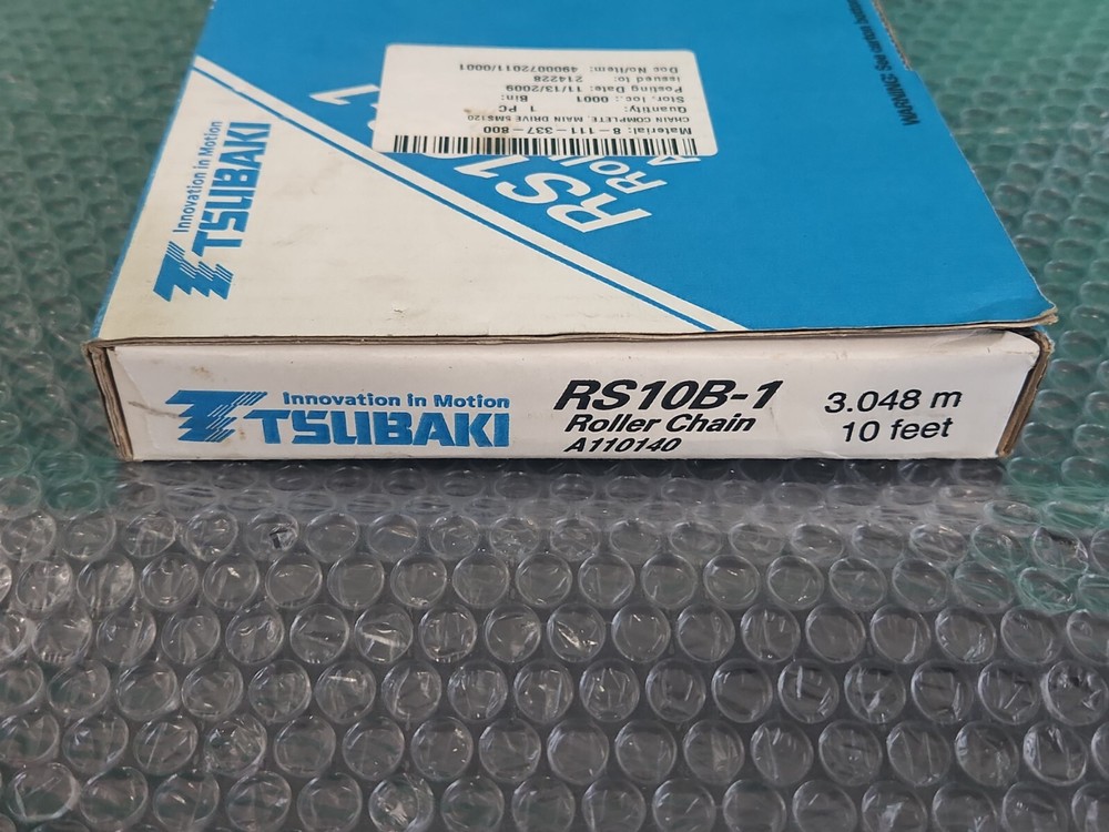 🆕️ Tsubaki RS10B-1 Roller Chain 10' ||⚡️🇺🇸 SHIP