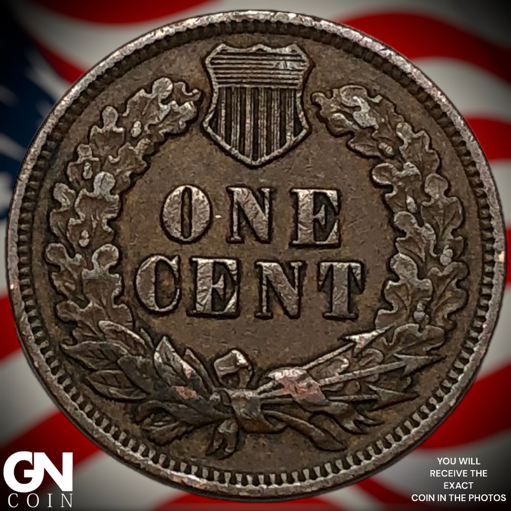 1902 Indian Head Cent Penny X0929