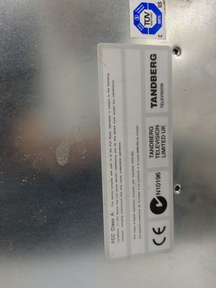 Tandberg Encoder E5720 MPEG‑2 Standard Definition Evolution 2RU Encoder